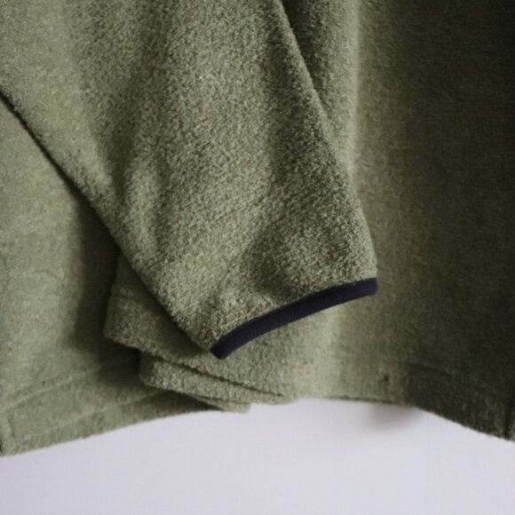 WAC Mens Green‎ Sz M Fleece 1/4 Zip Pullover Comfy Outdoor Winter Sweater - Picture 8 of 11